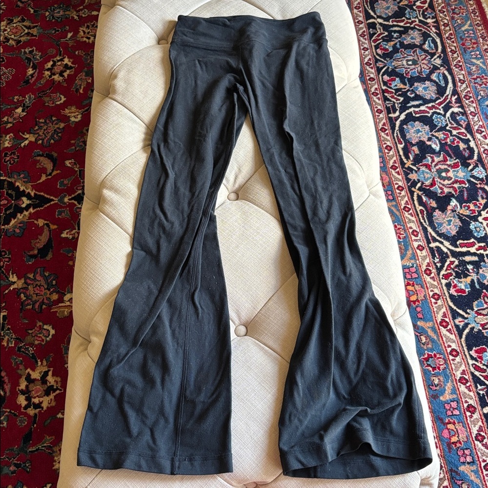 Lululemon Black Flared Yoga Pants